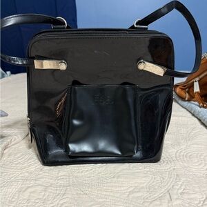Beijo Black Glossy Backpack